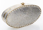 JUDITH LEIBER CRYSTAL AND FAUX