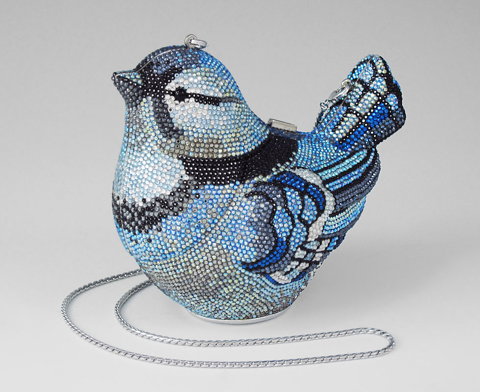 JUDITH LEIBER CRYSTAL BLUEBIRD