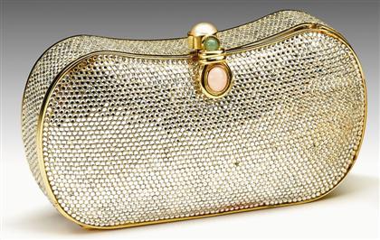 Judith Leiber crystal minaudiere