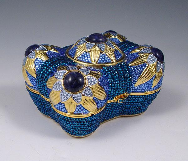 JUDITH LEIBER GOLD & BLUE CONE
