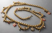 JUDITH LEIBER GOLD-TONE "FOUR