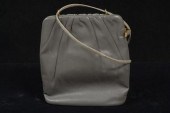 Judith Leiber gray lizard and
