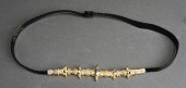 JUDITH LEIBER LEATHER BELT FOR