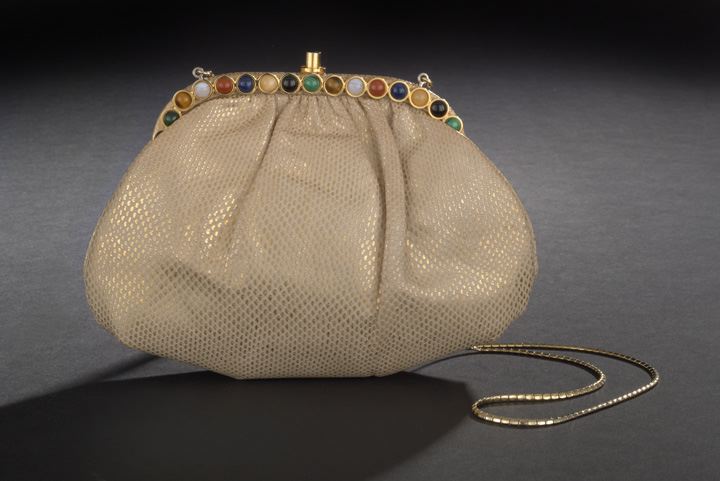 Judith Leiber Leather Clutch