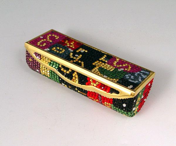 JUDITH LEIBER LIPSTICK COMPACT: