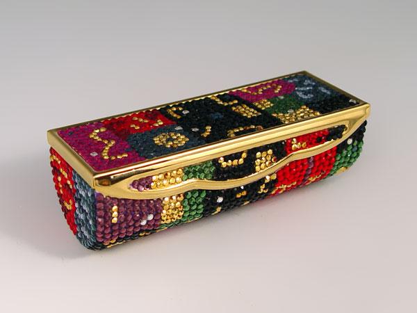 JUDITH LEIBER LIPSTICK COMPACT: