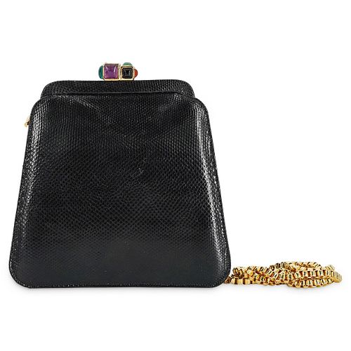 JUDITH LEIBER LIZARD SKIN