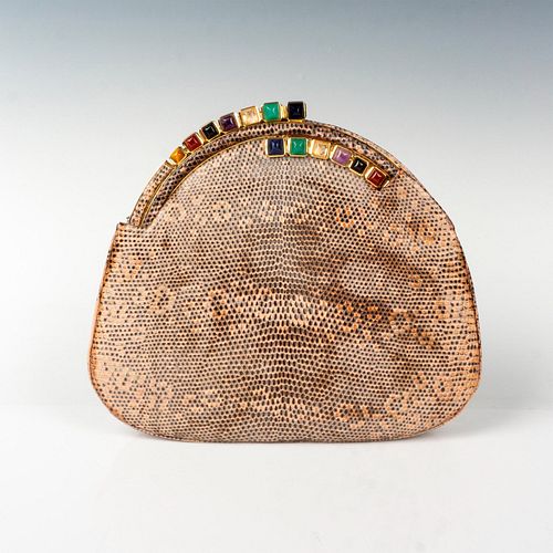 JUDITH LEIBER LIZARD SKIN CLUTCH