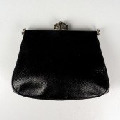 JUDITH LEIBER LIZARD SKIN CLUT