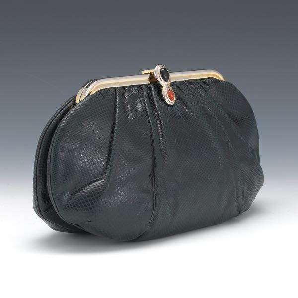JUDITH LEIBER REPTILE SKIN SHOULDER