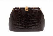 JUDITH LEIBER STRUCTURED ALLIG