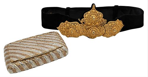 JUDITH LEIBER TWO PIECE LOT, TO