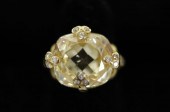 JUDITH RIPKA 18K YG CANARY RIN