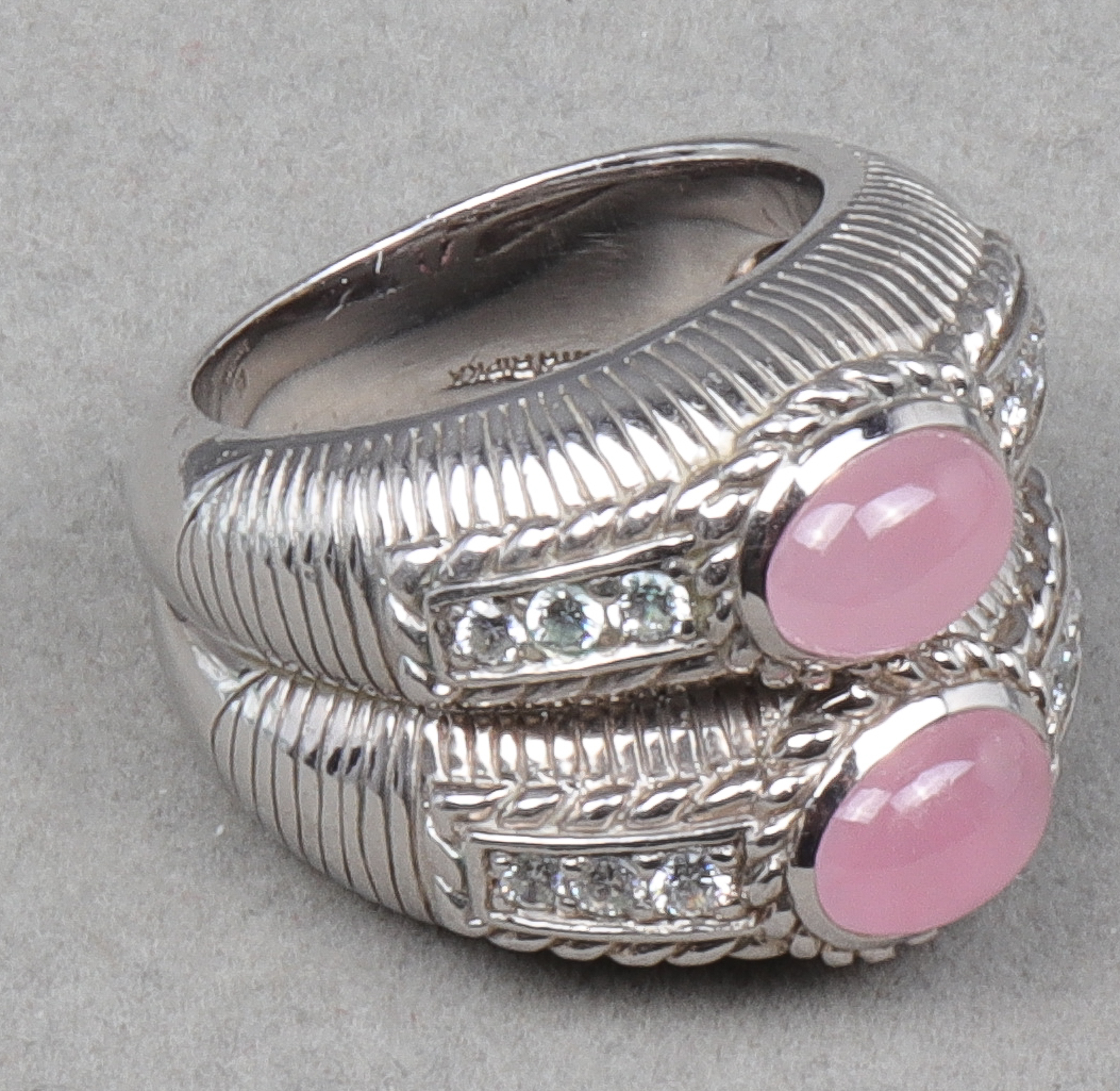JUDITH RIPKA SILVER ROSE QUARTZ &