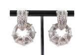 JUDITH RIPKA STERLING CZ EARRI