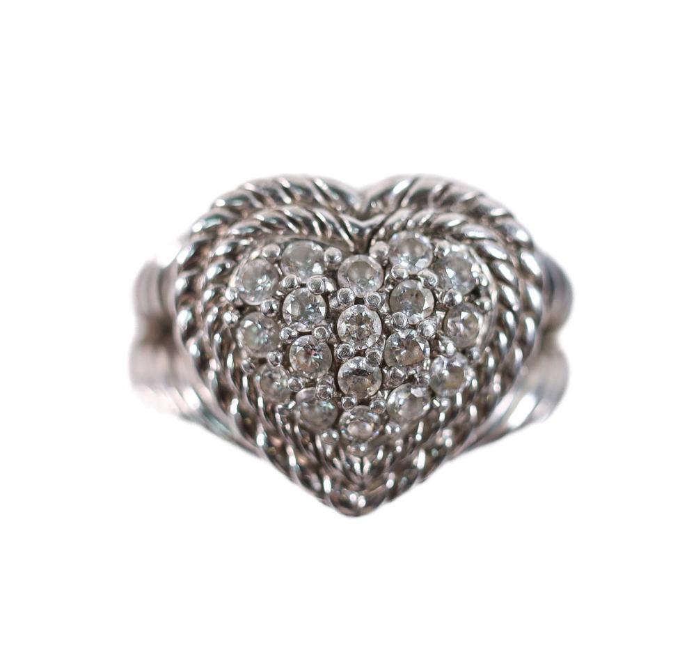JUDITH RIPKA STERLING SILVER CZ