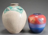 JUDITH STILES GLAZED CERAMIC V