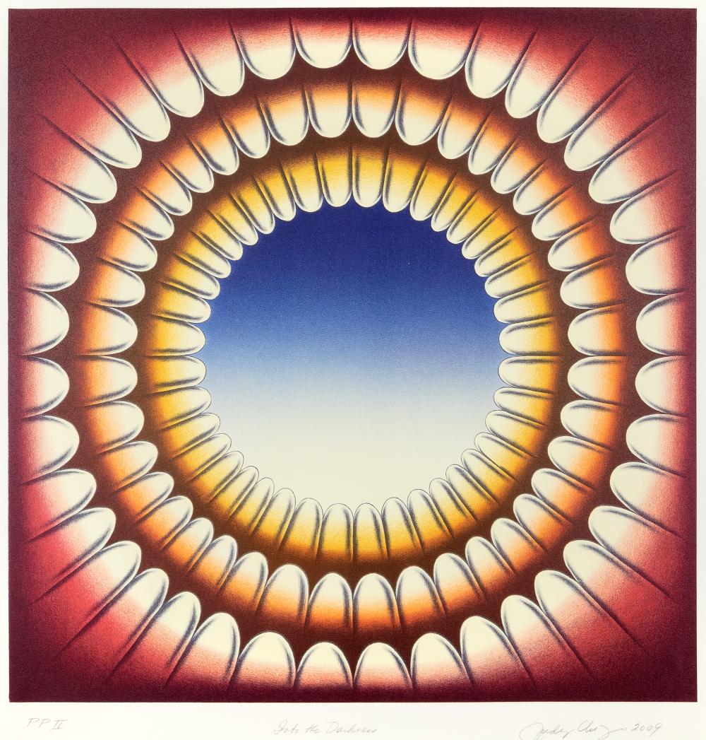JUDY CHICAGO, INTO THE DARKNESS,