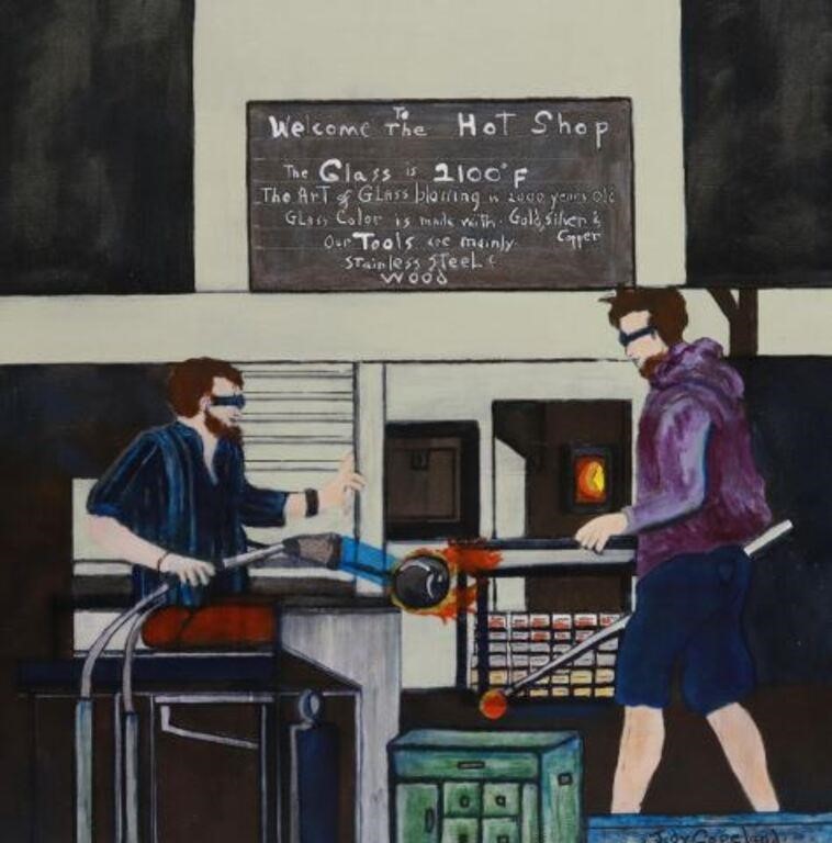 JUDY COPELAND (B.1943) PAINTING,