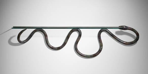Judy Kensley McKie. Snake shelf.