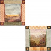 JUDY TARGAN, PAIR PAINTINGS Ju