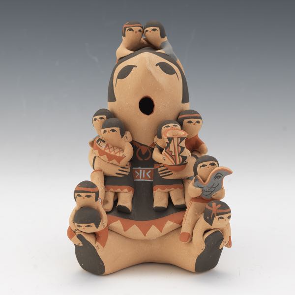 JUDY TOYA JEMEZ POTTERY DOLL 8 ½" x