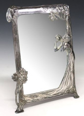 JUGENDSTIL SILVERPLATE EASEL T