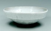 Jugtown bowl, foamy white glaz