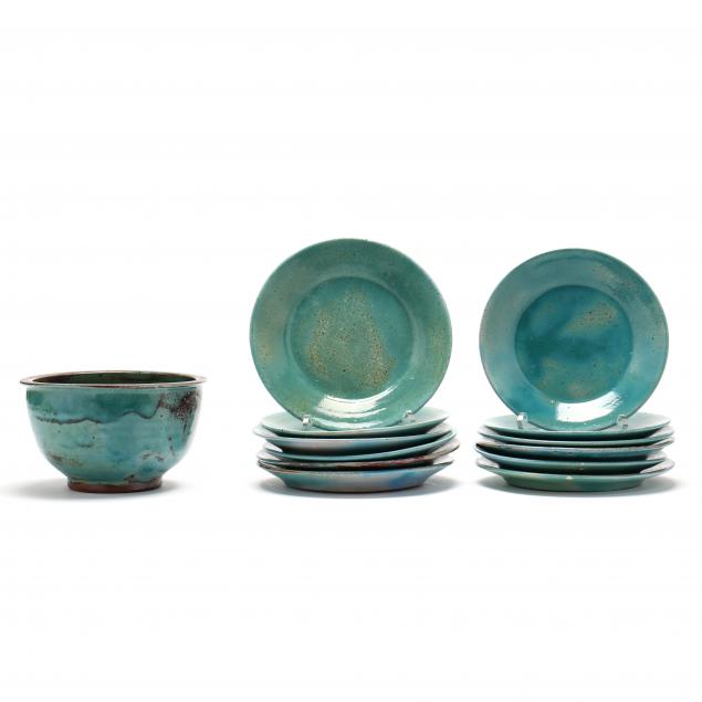 JUGTOWN POTTERY CHINESE BLUE BOWL