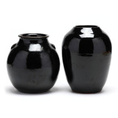 JUGTOWN POTTERY MIRROR BLACK G