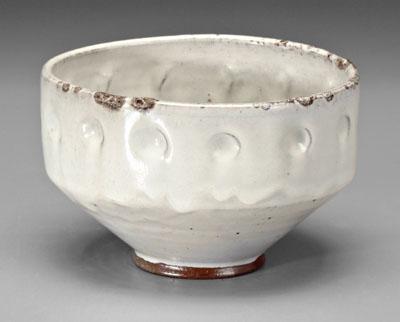 Jugtown white-glazed bowl,