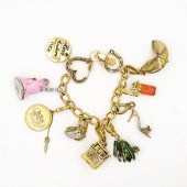 JUICY COUTURE ENAMEL CHARM BRA