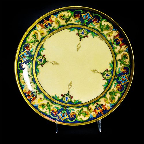 JUL. H. BRAUER LIMOGES PLATE, ROYAL