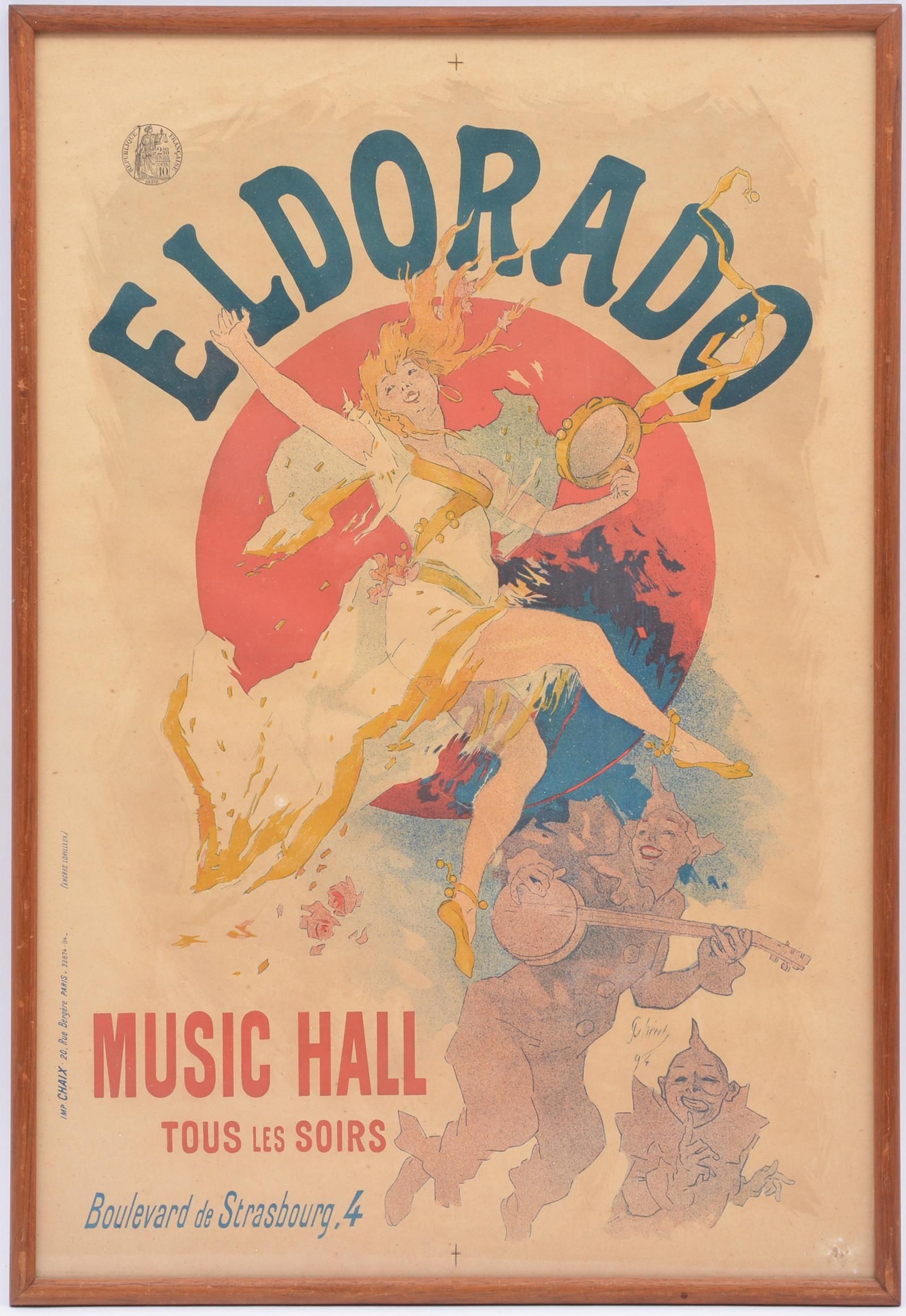 JULES CHERET EL DORADO MUSIC HALL