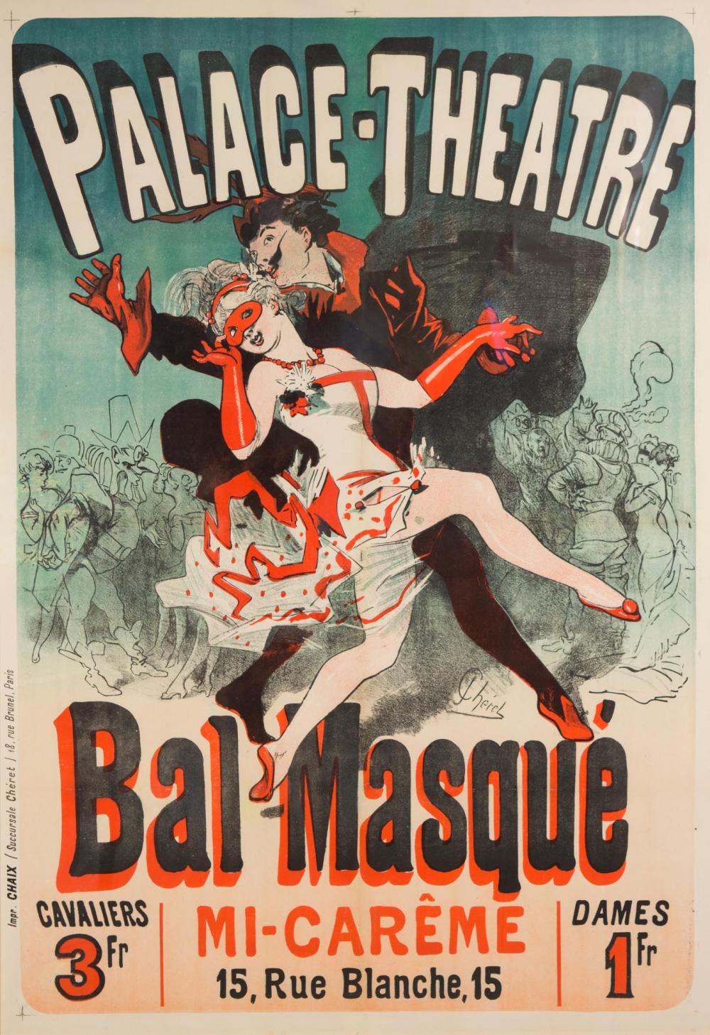 JULES CHERET LITHOGRAPH