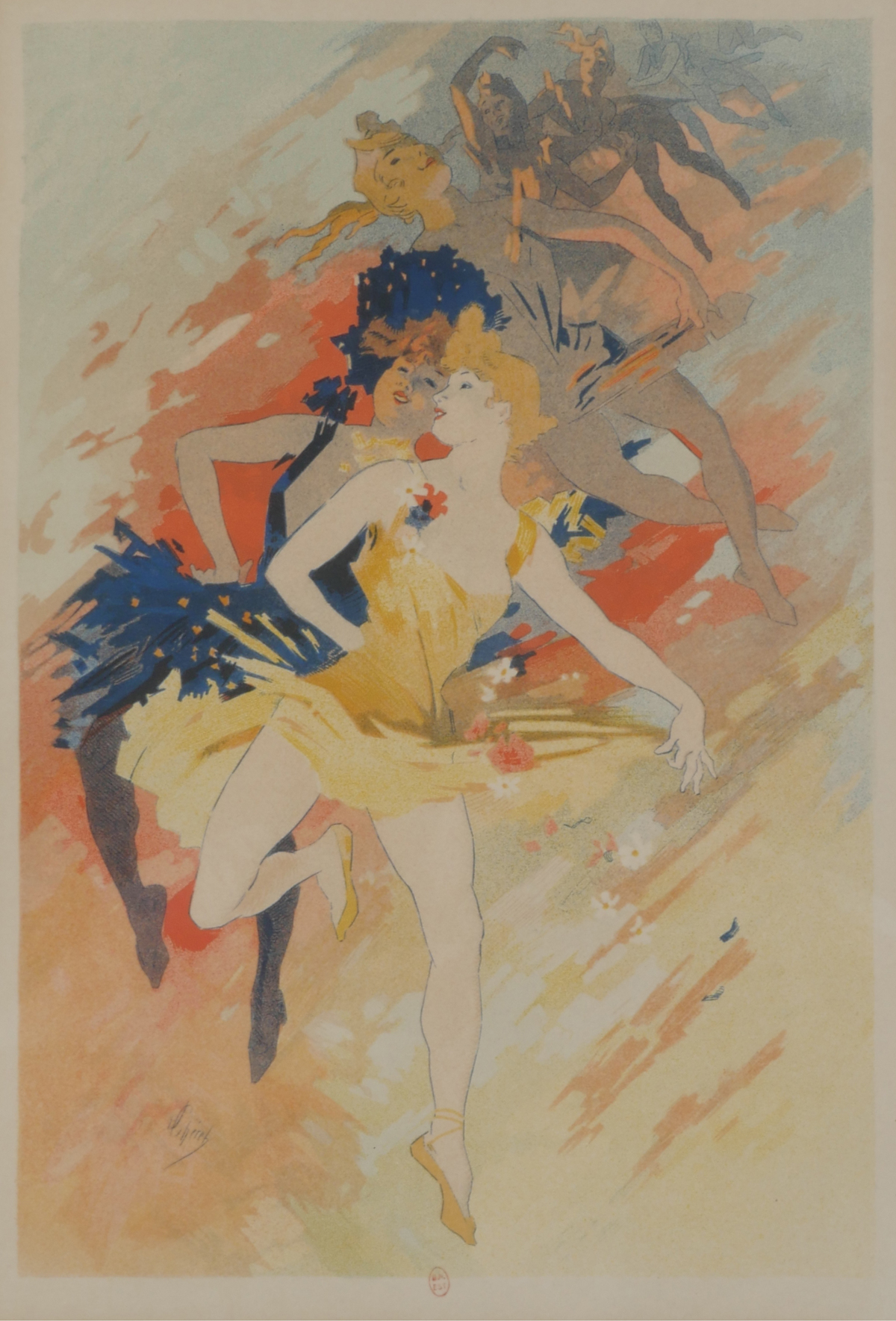 JULES CHERET LITHOGRAPH FOR LES