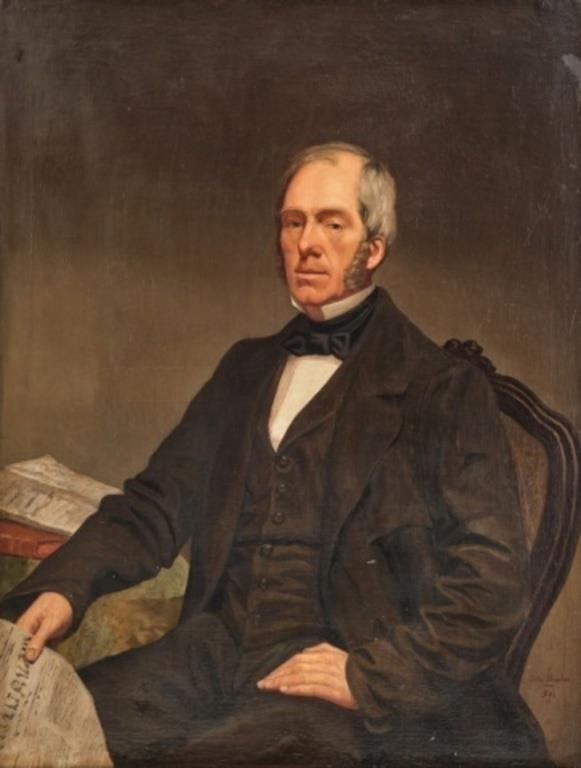 JULES HOUBAR, OIL ON CANVAS,