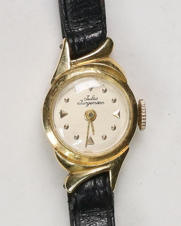 JULES JURGENSEN 18K GOLD LADIES