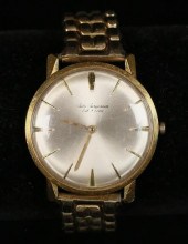 JULES JURGENSEN 18K GOLD WATCH