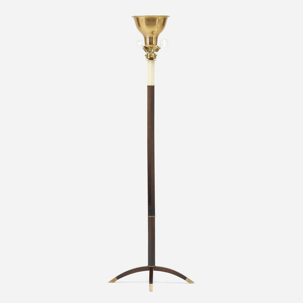 Jules Leleu. Floor lamp. c. 1940,