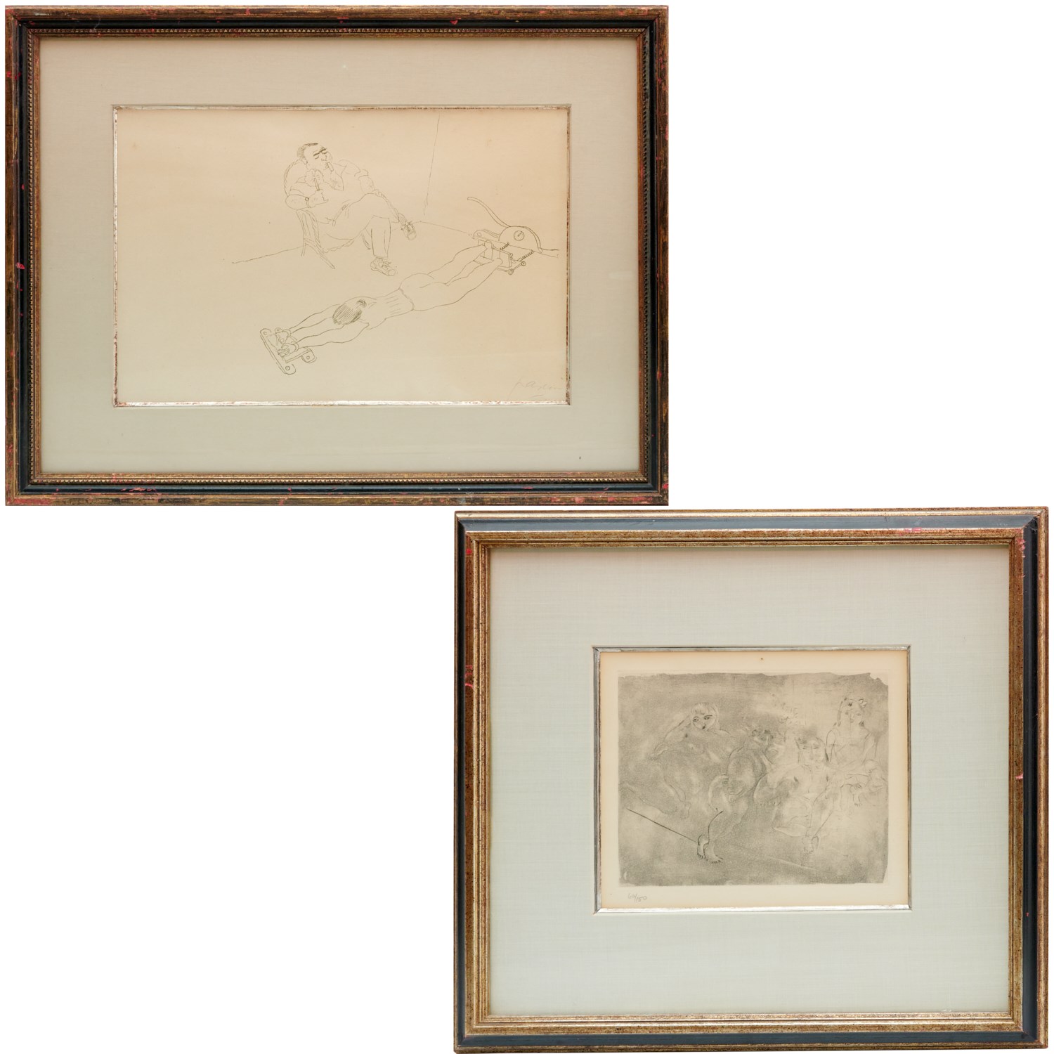 JULES PASCIN, (2) PRINTS, ONE
