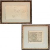 JULES PASCIN, (2) PRINTS, ONE