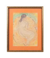 JULES PASCIN, BACK OF NUDE WOM