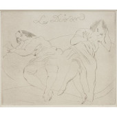 JULES PASCIN, ETCHING ON PAPER