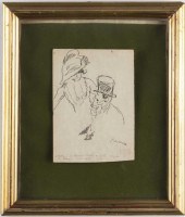 JULES PASCIN FIGURAL INK DRAWI