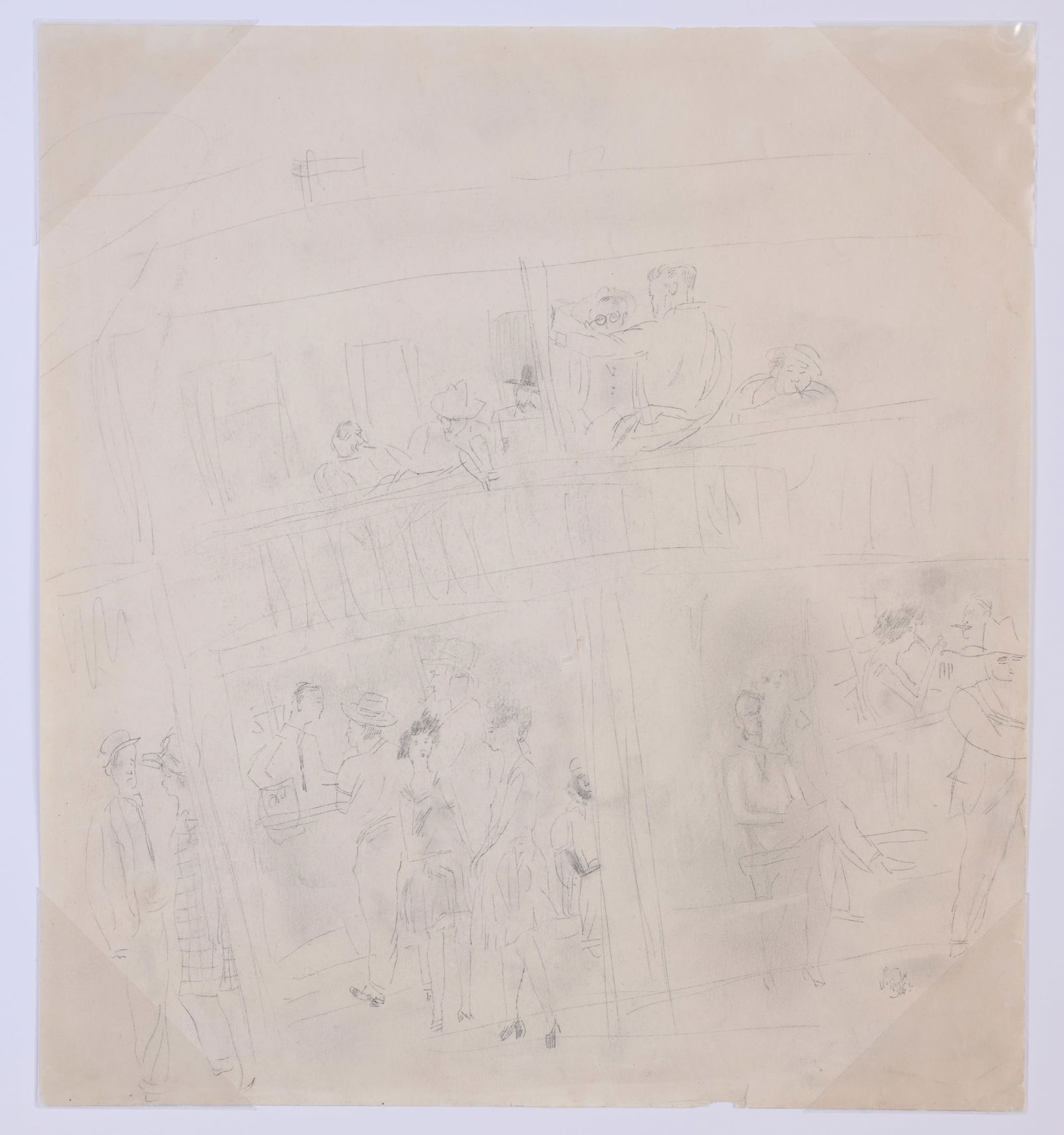 JULES PASCIN, STOREFRONT WITH