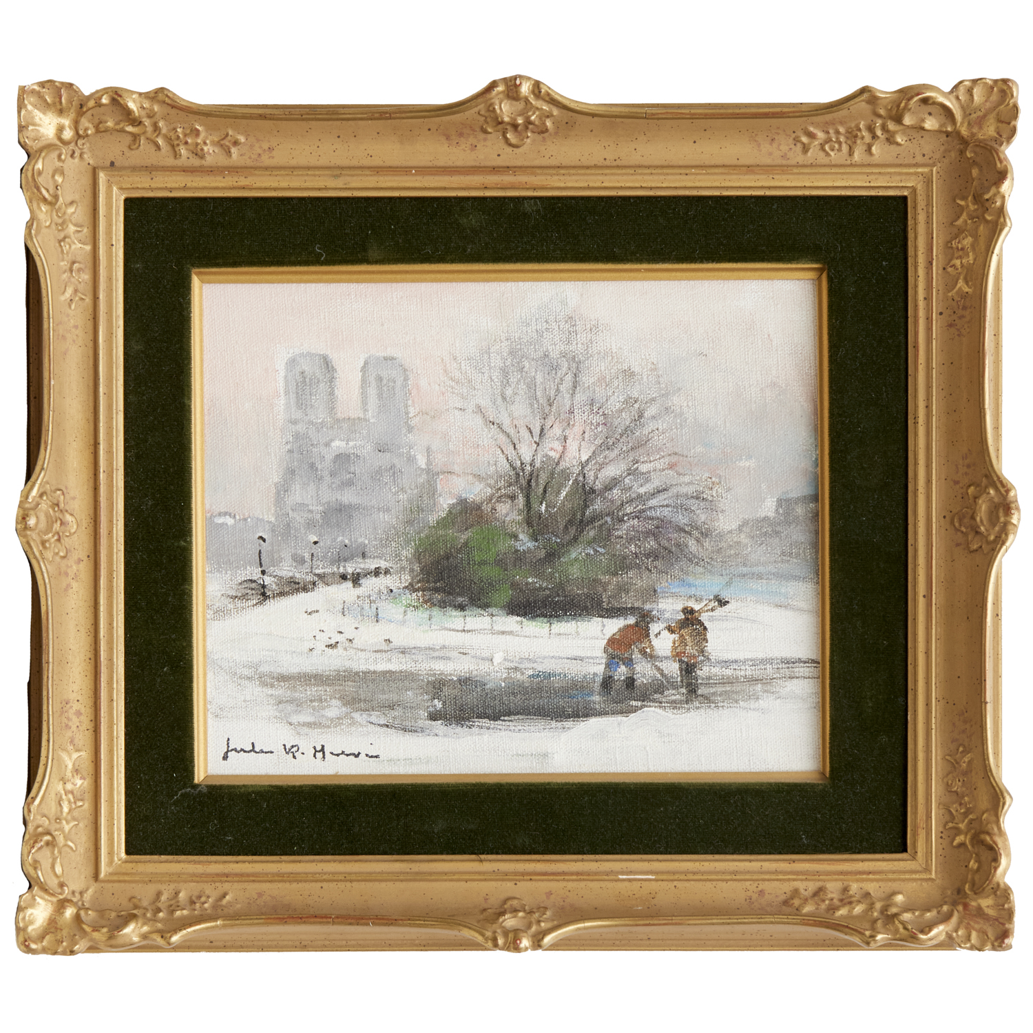 JULES R. HERVE, OIL ON CANVAS Jules