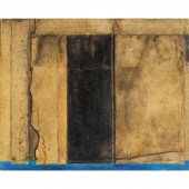 JULIAN CARLYLE, PAINTED LEATHE