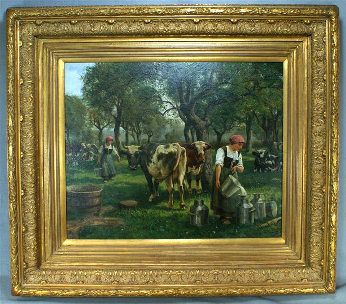 Julian Jos, European, 19th c,