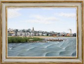 JULIAN YATES OIL ON CANVAS "VI